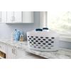 imageRubbermaid 15 Bushel Capacity Durable Versatile Flex N Carry Portable Flexible Laundry Basket With Convenient Carrying Handles White Organization and Storage for LaundryGarageHomeWide Basket