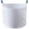 imageRubbermaid 15 Bushel Capacity Durable Versatile Flex N Carry Portable Flexible Laundry Basket With Convenient Carrying Handles White Organization and Storage for LaundryGarageHomeWide Basket