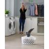 imageRubbermaid 15 Bushel Capacity Durable Versatile Flex N Carry Portable Flexible Laundry Basket With Convenient Carrying Handles White Organization and Storage for LaundryGarageHomeWide Basket