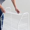 imageRubbermaid 3 Piece Storage Wire Stackable Cube Set Easy Assemble White for ClosetBookshelfToys MultiUse Home OrganizerShoe Shelf