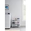 imageRubbermaid 3 Piece Storage Wire Stackable Cube Set Easy Assemble White for ClosetBookshelfToys MultiUse Home OrganizerShoe Shelf