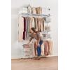 imageRubbermaid 3 Piece Storage Wire Stackable Cube Set Easy Assemble White for ClosetBookshelfToys MultiUse Home OrganizerStorage Cart