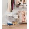 imageRubbermaid 3 Piece Storage Wire Stackable Cube Set Easy Assemble White for ClosetBookshelfToys MultiUse Home OrganizerStorage Cubes