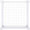 imageRubbermaid 3 Piece Storage Wire Stackable Cube Set Easy Assemble White for ClosetBookshelfToys MultiUse Home OrganizerStorage Cubes