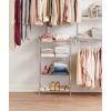 imageRubbermaid 3 Piece Storage Wire Stackable Cube Set Easy Assemble White for ClosetBookshelfToys MultiUse Home OrganizerStorage Shelf