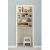 imageRubbermaid 36quot Pantry Organization Shelf System Direct Wall Mount 4 Shelves and Mounting Hardware Kit Included White Wire Shelving System for HomePantryClosetWhite