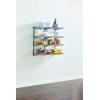 imageRubbermaid 36quot Pantry Organization Shelf System Direct Wall Mount 4 Shelves and Mounting Hardware Kit Included White Wire Shelving System for HomePantryClosetSatin Nickel