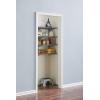 imageRubbermaid 36quot Pantry Organization Shelf System Direct Wall Mount 4 Shelves and Mounting Hardware Kit Included White Wire Shelving System for HomePantryClosetSatin Nickel