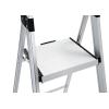 imageRubbermaid 3Step Ladder Aluminum Lightweight Folding Step Stool with Project Tray Silver Tested to US Safety Standards No Assembly RequiredLadder with Project Top