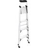 imageRubbermaid 3Step Ladder Aluminum Lightweight Folding Step Stool with Project Tray Silver Tested to US Safety Standards No Assembly RequiredLadder with Project Top