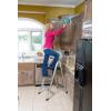 imageRubbermaid 3Step Lightweight Aluminum Step Stool Ladder ANSI Type 2 Duty Rating 225Pound Capacity