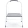 imageRubbermaid 3Step Steel Ladder with Project Tray Folding Step Stool with Hand Grip and NonSlip Feet White Tested to ANSI US Safety Standards No Assembly Required Amazon Exclusive1Step