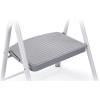imageRubbermaid 3Step Steel Ladder with Project Tray Folding Step Stool with Hand Grip and NonSlip Feet White Tested to ANSI US Safety Standards No Assembly Required Amazon Exclusive1Step