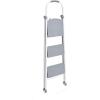 imageRubbermaid 3Step Steel Ladder with Project Tray Folding Step Stool with Hand Grip and NonSlip Feet White Tested to ANSI US Safety Standards No Assembly Required Amazon Exclusive3Step