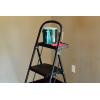 imageRubbermaid 3Step Steel Ladder with Project Tray Folding Step Stool with Hand Grip and NonSlip Feet White Tested to ANSI US Safety Standards No Assembly Required Amazon Exclusive3Step w Project Tray