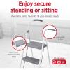 imageRubbermaid 3Step Steel Ladder with Project Tray Folding Step Stool with Hand Grip and NonSlip Feet White Tested to ANSI US Safety Standards No Assembly Required Amazon Exclusive3Step