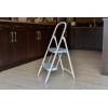 imageRubbermaid 3Step Steel Ladder with Project Tray Folding Step Stool with Hand Grip and NonSlip Feet White Tested to ANSI US Safety Standards No Assembly Required Amazon Exclusive2Step