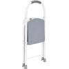 imageRubbermaid 3Step Steel Ladder with Project Tray Folding Step Stool with Hand Grip and NonSlip Feet White Tested to ANSI US Safety Standards No Assembly Required Amazon Exclusive1Step