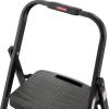 imageRubbermaid 3Step Steel LadderFolding Step Stool with Hand Grip and NonSlip Feet Silver Tested to ANSI US Safety Standards No Assembly RequiredBlack Finish