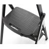 imageRubbermaid 3Step Steel LadderFolding Step Stool with Hand Grip and NonSlip Feet Silver Tested to ANSI US Safety Standards No Assembly RequiredBlack Finish