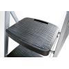 imageRubbermaid 3Step Steel LadderFolding Step Stool with Hand Grip and NonSlip Feet Silver Tested to ANSI US Safety Standards No Assembly RequiredSilver