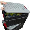 imageRubbermaid ActionPacker 48 Gal with 8 Gal Containers Nested Lockable Storage Bins Industrial Rugged Storage Container Bundle with Lids24 galPack of 2
