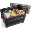 imageRubbermaid ActionPacker 48 Gal with 8 Gal Containers Nested Lockable Storage Bins Industrial Rugged Storage Container Bundle with Lids24 galPack of 2
