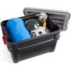 imageRubbermaid ActionPacker 48 Gal with 8 Gal Containers Nested Lockable Storage Bins Industrial Rugged Storage Container Bundle with Lids24 galPack of 2