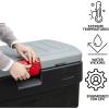 imageRubbermaid ActionPacker 48 Gal with 8 Gal Containers Nested Lockable Storage Bins Industrial Rugged Storage Container Bundle with Lids35 galPack of 1