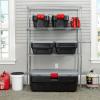 imageRubbermaid ActionPacker 48 Gal with 8 Gal Containers Nested Lockable Storage Bins Industrial Rugged Storage Container Bundle with Lids48 gal Bundle