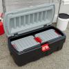 imageRubbermaid ActionPacker 48 Gal with 8 Gal Containers Nested Lockable Storage Bins Industrial Rugged Storage Container Bundle with Lids48 gal Bundle