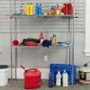 imageRubbermaid ActionPacker 48 Gal with 8 Gal Containers Nested Lockable Storage Bins Industrial Rugged Storage Container Bundle with Lids48 gal Bundle
