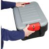 imageRubbermaid ActionPacker 48 Gal with 8 Gal Containers Nested Lockable Storage Bins Industrial Rugged Storage Container Bundle with Lids8 galPack of 4