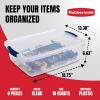 imageRubbermaid Cleverstore 6 Qt Clear Storage Bins with Lids 12Pack Stackable BPAFree Made in USA16 Qt  6 Pack