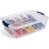 imageRubbermaid Cleverstore 6 Qt Clear Storage Bins with Lids 12Pack Stackable BPAFree Made in USA16 Qt  6 Pack
