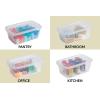 imageRubbermaid Cleverstore 6 Qt Clear Storage Bins with Lids 12Pack Stackable BPAFree Made in USA6 Qt  12 Pack
