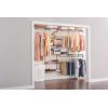 imageRubbermaid Configurations Deluxe Custom Closet Kit 36 Ft Adjustable Metal Wire Shelving White Finish Expandable Organization System Hardware Included for Home ClosetPantryLaundryMudroomTitanium