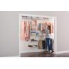 imageRubbermaid Configurations Deluxe Custom Closet Kit 36 Ft Adjustable Metal Wire Shelving White Finish Expandable Organization System Hardware Included for Home ClosetPantryLaundryMudroomWhite