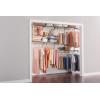 imageRubbermaid Configurations Deluxe Custom Closet Kit 36 Ft Adjustable Metal Wire Shelving White Finish Expandable Organization System Hardware Included for Home ClosetPantryLaundryMudroomTitanium