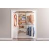 imageRubbermaid Configurations Deluxe Custom Closet Kit 36 Ft Adjustable Metal Wire Shelving White Finish Expandable Organization System Hardware Included for Home ClosetPantryLaundryMudroomTitanium