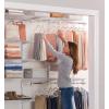 imageRubbermaid Configurations Deluxe Custom Closet Kit 36 Ft Adjustable Metal Wire Shelving White Finish Expandable Organization System Hardware Included for Home ClosetPantryLaundryMudroomWhite