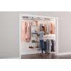imageRubbermaid Configurations Deluxe Custom Closet Kit 36 Ft Adjustable Metal Wire Shelving White Finish Expandable Organization System Hardware Included for Home ClosetPantryLaundryMudroomWhite