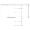 imageRubbermaid Configurations Deluxe Custom Closet Kit 36 Ft Adjustable Metal Wire Shelving White Finish Expandable Organization System Hardware Included for Home ClosetPantryLaundryMudroomWhite