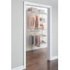 imageRubbermaid Configurations Deluxe Custom Closet Kit 36 Ft Adjustable Metal Wire Shelving White Finish Expandable Organization System Hardware Included for Home ClosetPantryLaundryMudroomWhite