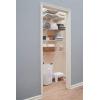 imageRubbermaid Direct Mount Wall Shelf 2 Ft Wide Mounting Hardware Kit Included White Wire Shelving Organizer System for HomeLaundryBathroomMudroomPantryLinen Closet 2 Length Metal3 Length