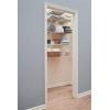 imageRubbermaid Direct Mount Wall Shelf 2 Ft Wide Mounting Hardware Kit Included White Wire Shelving Organizer System for HomeLaundryBathroomMudroomPantryLinen Closet 2 Length Metal3 Length