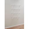 imageRubbermaid Direct Mount Wall Shelf 2 Ft Wide Mounting Hardware Kit Included White Wire Shelving Organizer System for HomeLaundryBathroomMudroomPantryLinen Closet 2 Length Metal3 Length