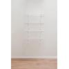 imageRubbermaid Direct Mount Wall Shelf 2 Ft Wide Mounting Hardware Kit Included White Wire Shelving Organizer System for HomeLaundryBathroomMudroomPantryLinen Closet 2 Length Metal3 Length
