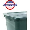 imageRubbermaid ECOSense Storage Containers with Lids Durable and Reusable Stackable Storage Bins for Garage or Home Organization Made From Recycled Materials 29 Gal  5 Pack29 Gal  5 Pack
