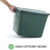 imageRubbermaid ECOSense Storage Containers with Lids Durable and Reusable Stackable Storage Bins for Garage or Home Organization Made From Recycled Materials 29 Gal  5 Pack18 Gal  6 Pack
